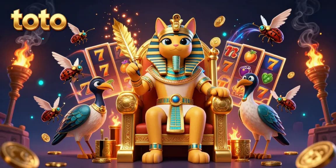 Spin the reels of toto slots with a pharaoh cat guiding strategy for big wins.
