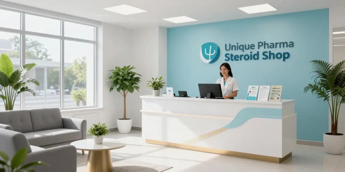 Unique Pharma Steroid Shop: Professional medical consultation in a welcoming healthcare environment.