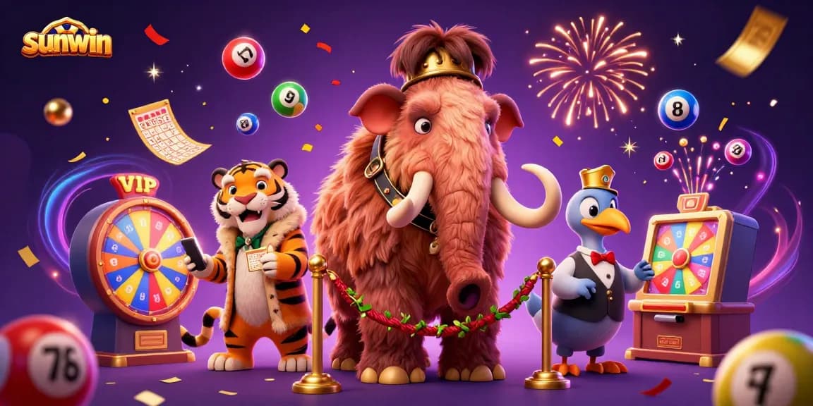 Engage with sunwin's vibrant casino experience featuring dynamic lottery elements and unique characters.