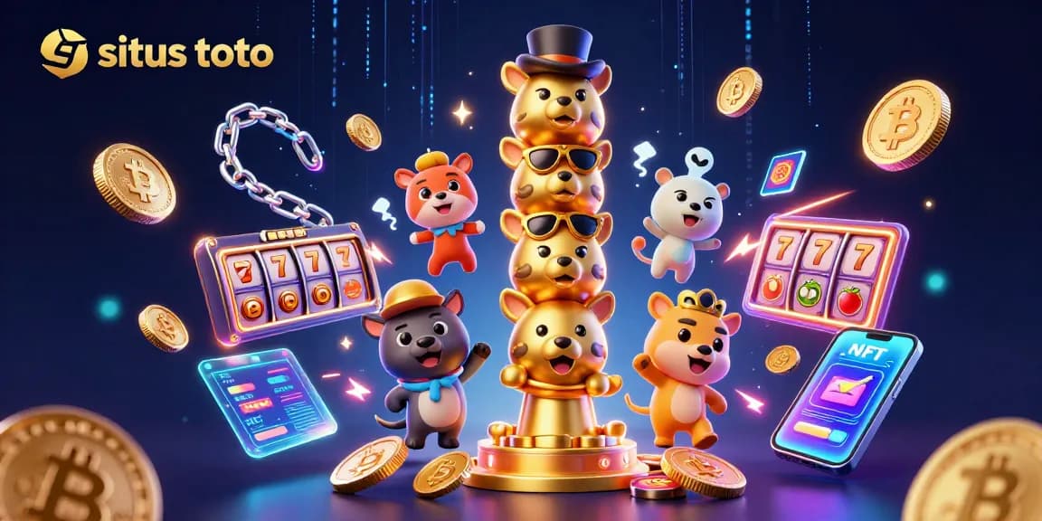 Experience exhilarating gaming on situs toto with vibrant slot games and energetic crypto elements.