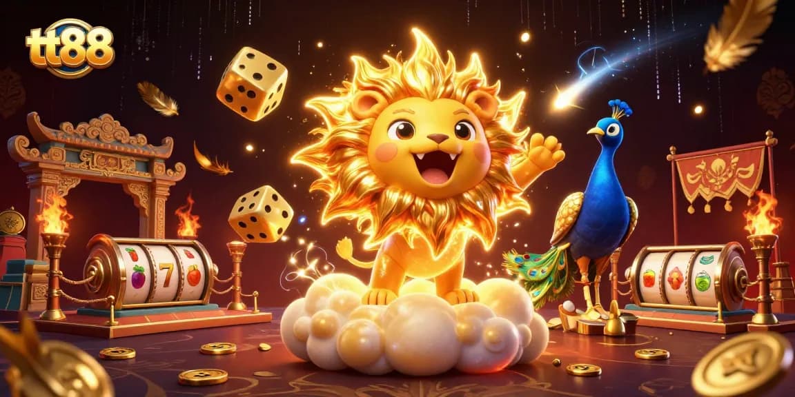 Experience thrilling gameplay at tt88 with exciting slots and dynamic visuals depicting a vibrant casino atmosphere.
