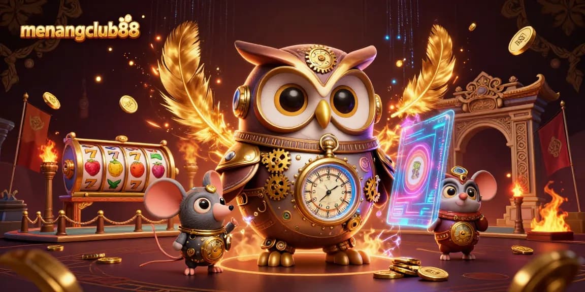 Engage with exciting slot adventures at menangclub88, featuring vibrant 3D casino elements!