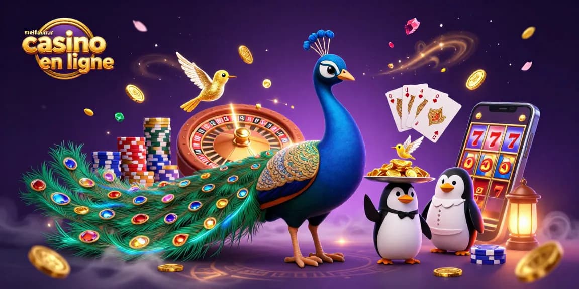 Découvrez l'excitation du meilleur casino en ligne avec des personnages vibrants au milieu d'éléments de jeu éblouissants.