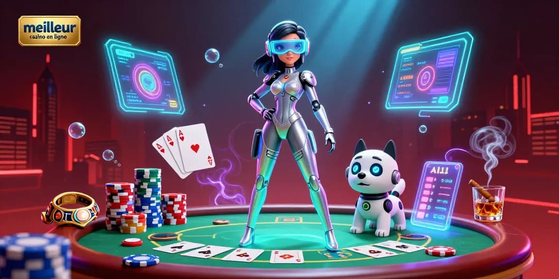 Vivez l'excitation de meilleur casino en ligne avec une scène de casino 3D immersive.