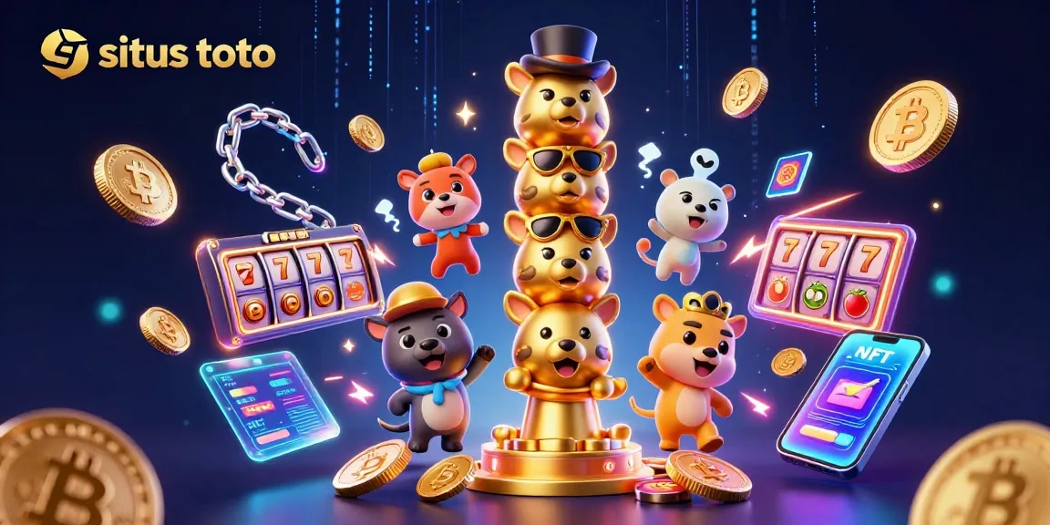 Experience exhilarating gaming on situs toto with vibrant slot games and energetic crypto elements.