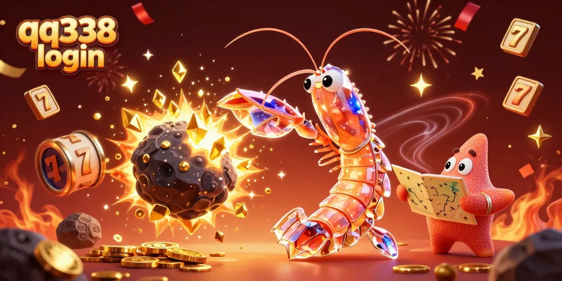 Experience top-tier gaming action with qq338 login, featuring vibrant 3D characters battling for golden riches.