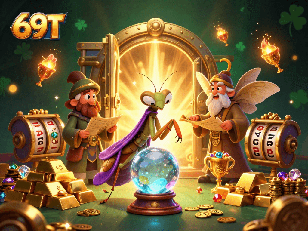Gire os rolos das slots incríveis com 69T e descubra tesouros em um mundo de cassino