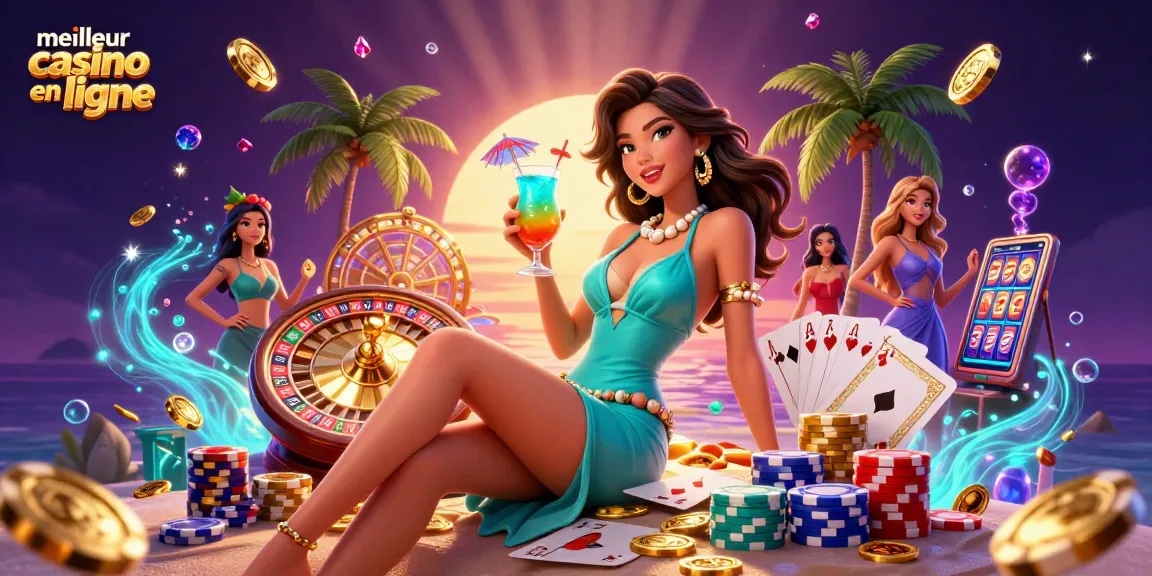 Profitez d'un gameplay captivant au meilleur casino en ligne, avec des scènes vibrantes et des éléments de jeu dynamiques.