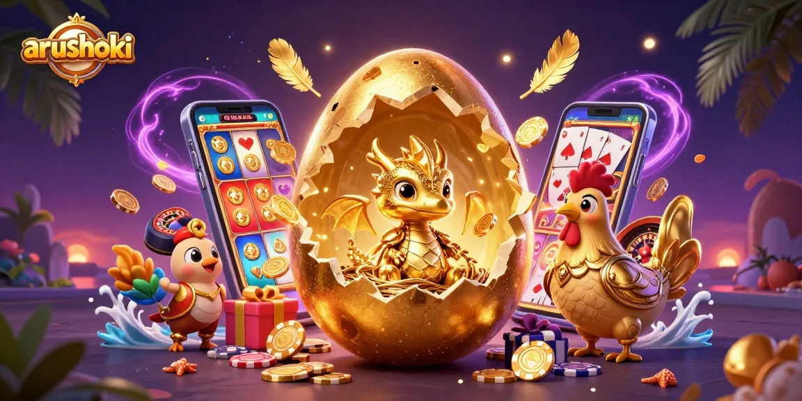 arushoki menunjukkan keajaiban kasino dengan permainan slot dan krisis emas yang memikat