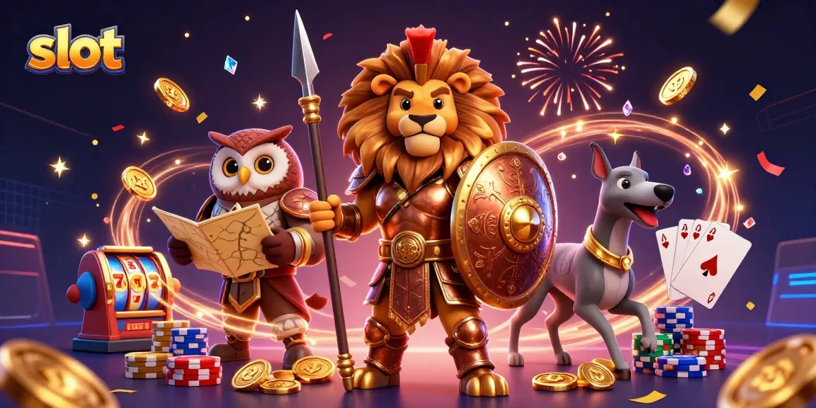Spin the slot reels with vibrant golden coins and jackpot rewards in this thrilling gambling scene.