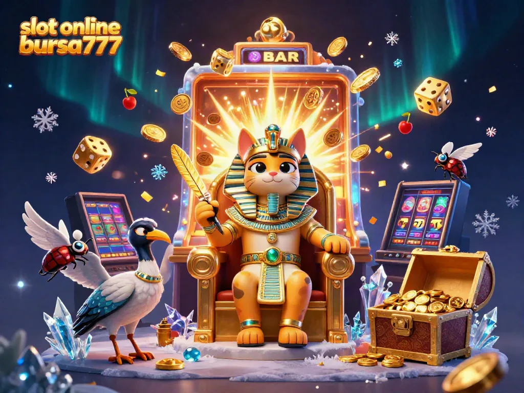 Mainkan slot online bursa777 untuk meraih jackpot dari mesin slot berisikan koin emas dan simbol keberuntungan.