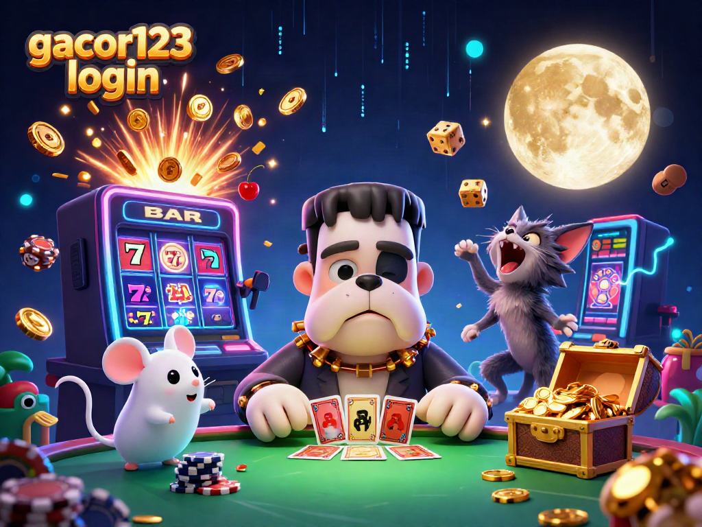 Join the excitement of winning with gacor123 login at this vibrant casino scene.