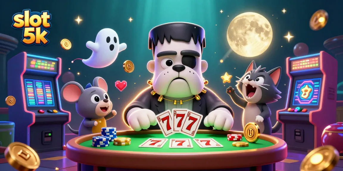 Experience thrilling gameplay at slot 5k with dynamic characters and vibrant casino elements.