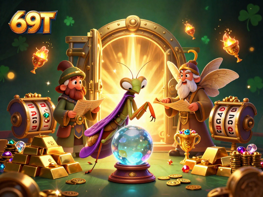 Gire os rolos das slots incríveis com 69T e descubra tesouros em um mundo de cassino
