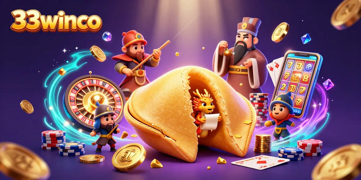 Engage with the dynamic world of 33winco featuring lively casino elements and golden rewards.