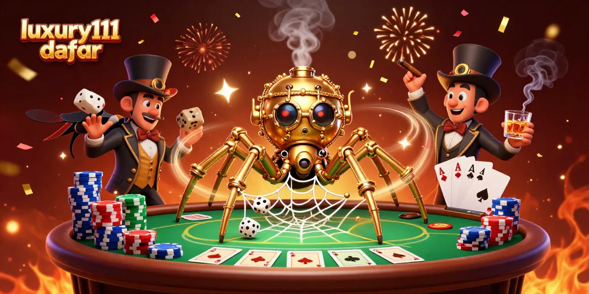 Engage in luxury111 daftar with immersive poker excitement, featuring engaging characters and vibrant game elements.