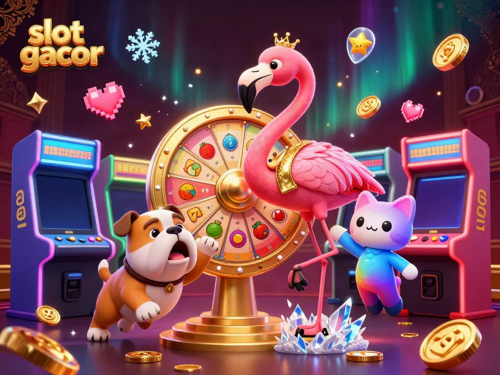Experience the thrill of slot gacor with playful characters, captivating game elements, and vibrant visuals.