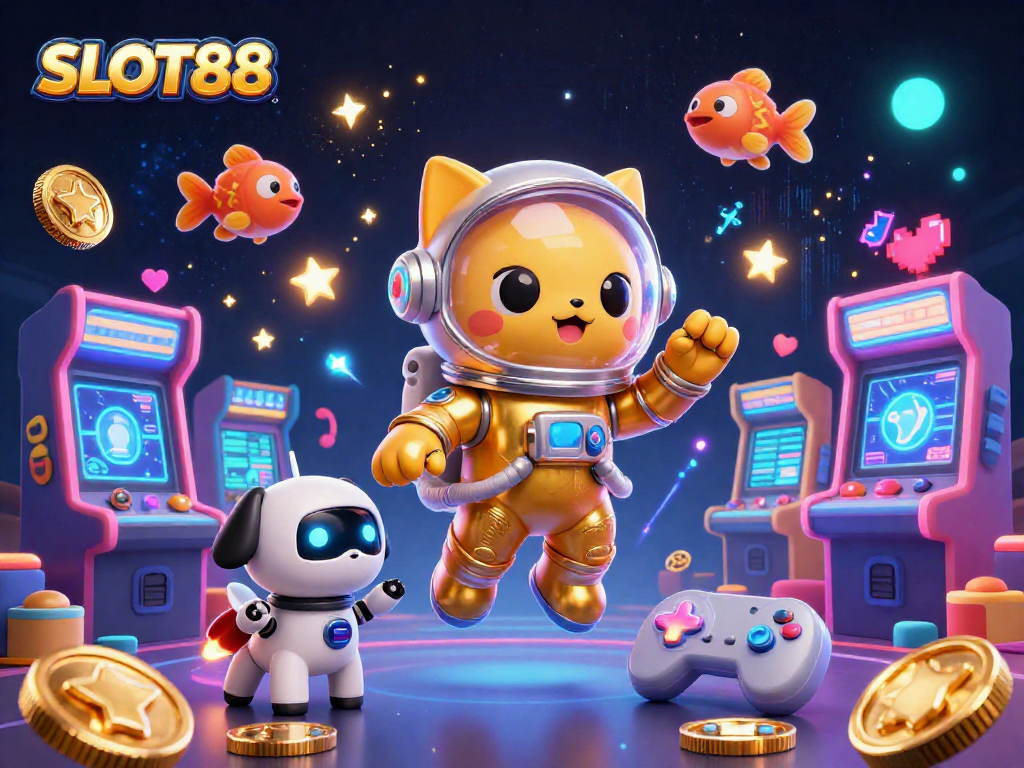 SLOT88 memberikan pengalaman bermain slot online yang menarik dengan elemen desain futuristik dan permainan interaktif yang menggembirakan.
