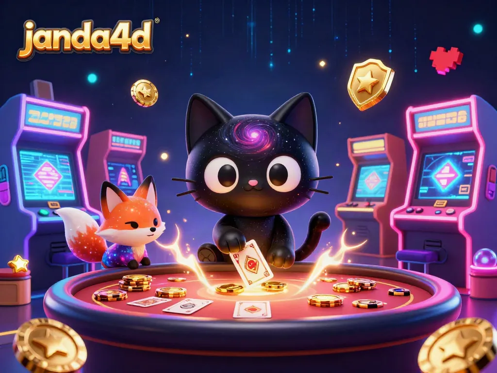 janda4d menarik perhatian dengan ilustrasi kasino interaktif yang penuh warna dan elemen bermain yang dinamis.