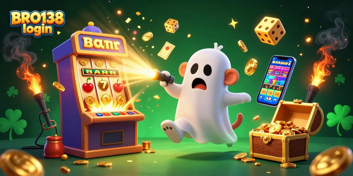 Experience the thrill of BRO138 login with vibrant slot games in a dynamic casino scene.