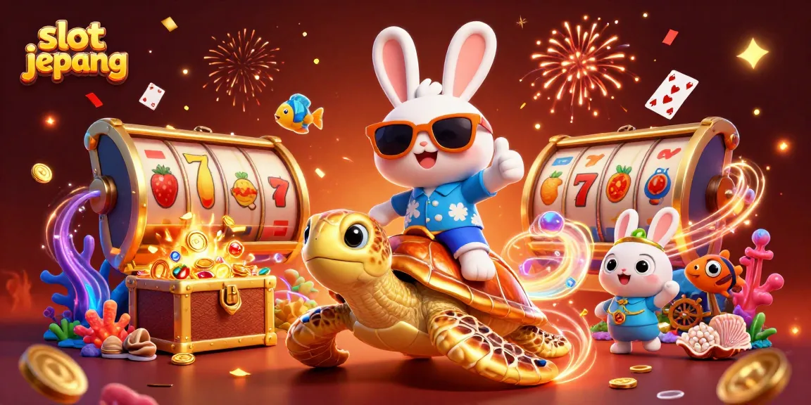 Experience thrilling gameplay with slot jepang and vibrant casino action in this digital illustration.