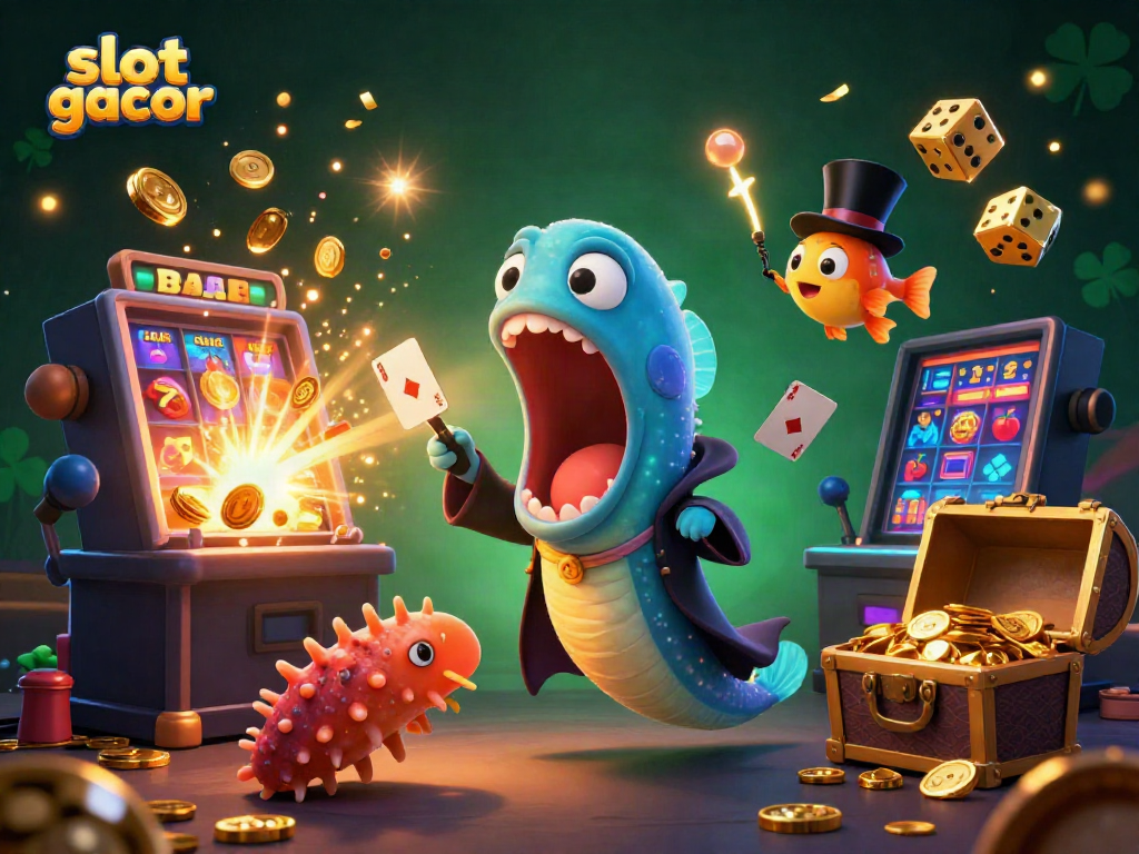 Slot gacor memikat dengan aksi ikan gulper dan angler di kasino digital.