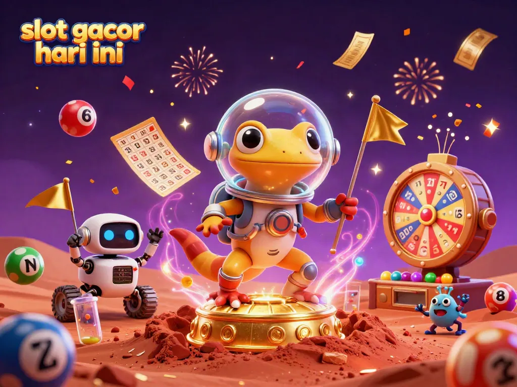 Spin your luck with slot gacor hari ini as the Martian gecko discovers a buried casino.