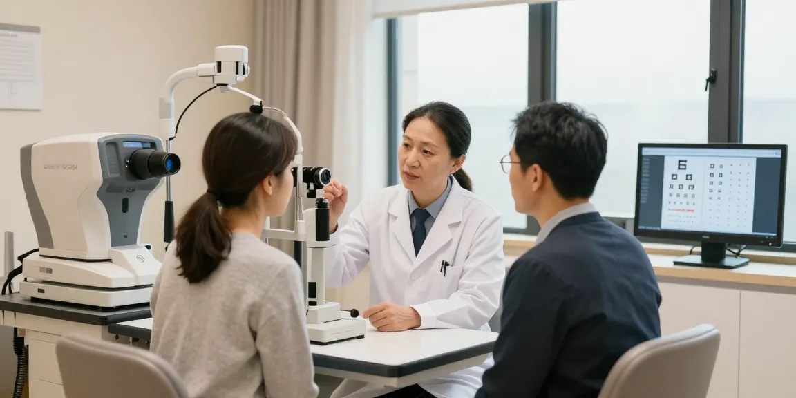 Patient consultation at SNU Eye Clinic, highlighting specialized eye care and surgeries in snuseoul.