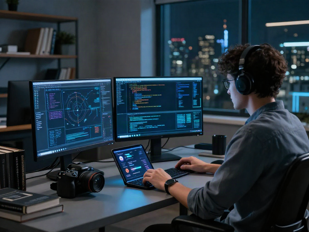 Professional digital workspace monitoring dark web traffic with the keyword hidden wiki 2026.