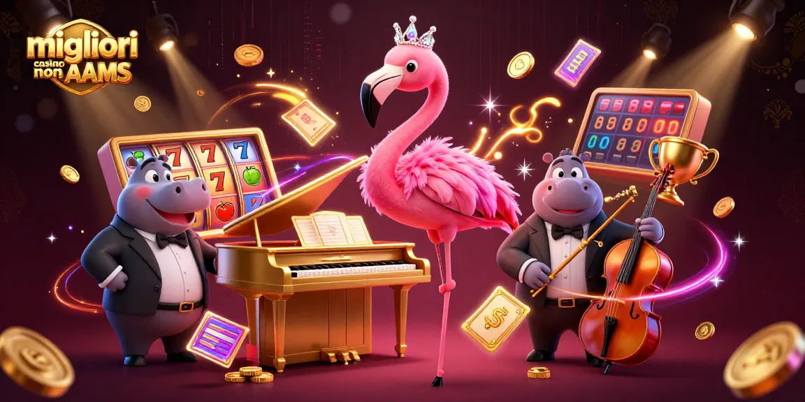 Vivi l'emozione nei migliori casino non AAMS con vivaci visualizzazioni in cartone 3D che presentano elementi di gioco dinamici.