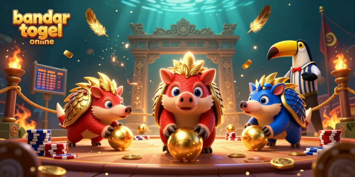 Engage in the exciting world of bandar togel online with dynamic pangolin rivalry and gambling elements.