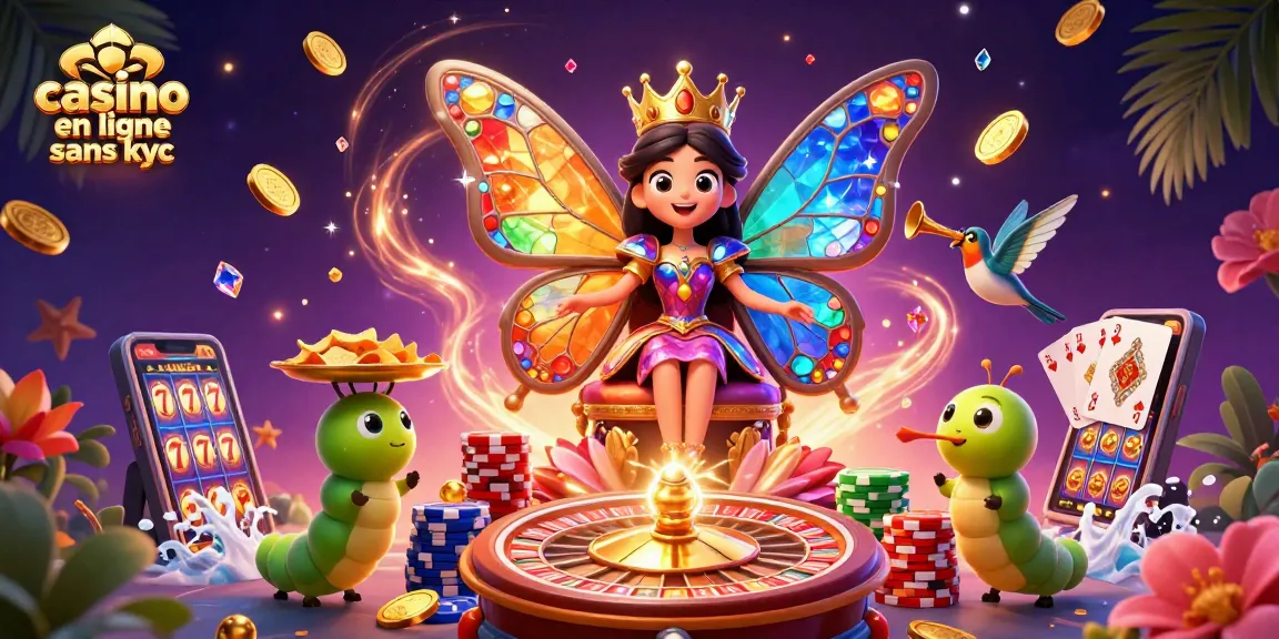 Jouez dans un casino en ligne sans KYC avec des personnages animés et des éléments de jeu captivants.