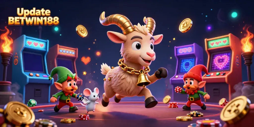 Update BETWIN188: Menarik perhatian di kasino dengan Krampus, mouse, dan gremlin.